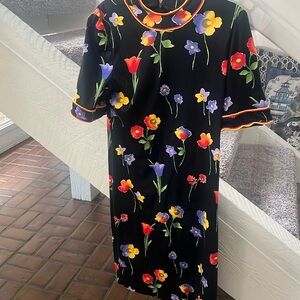 Gorgeous designer  vintage dress L